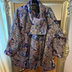 Abstract Purple and Blue Jacket